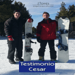Testimonio Cesar Esquiando