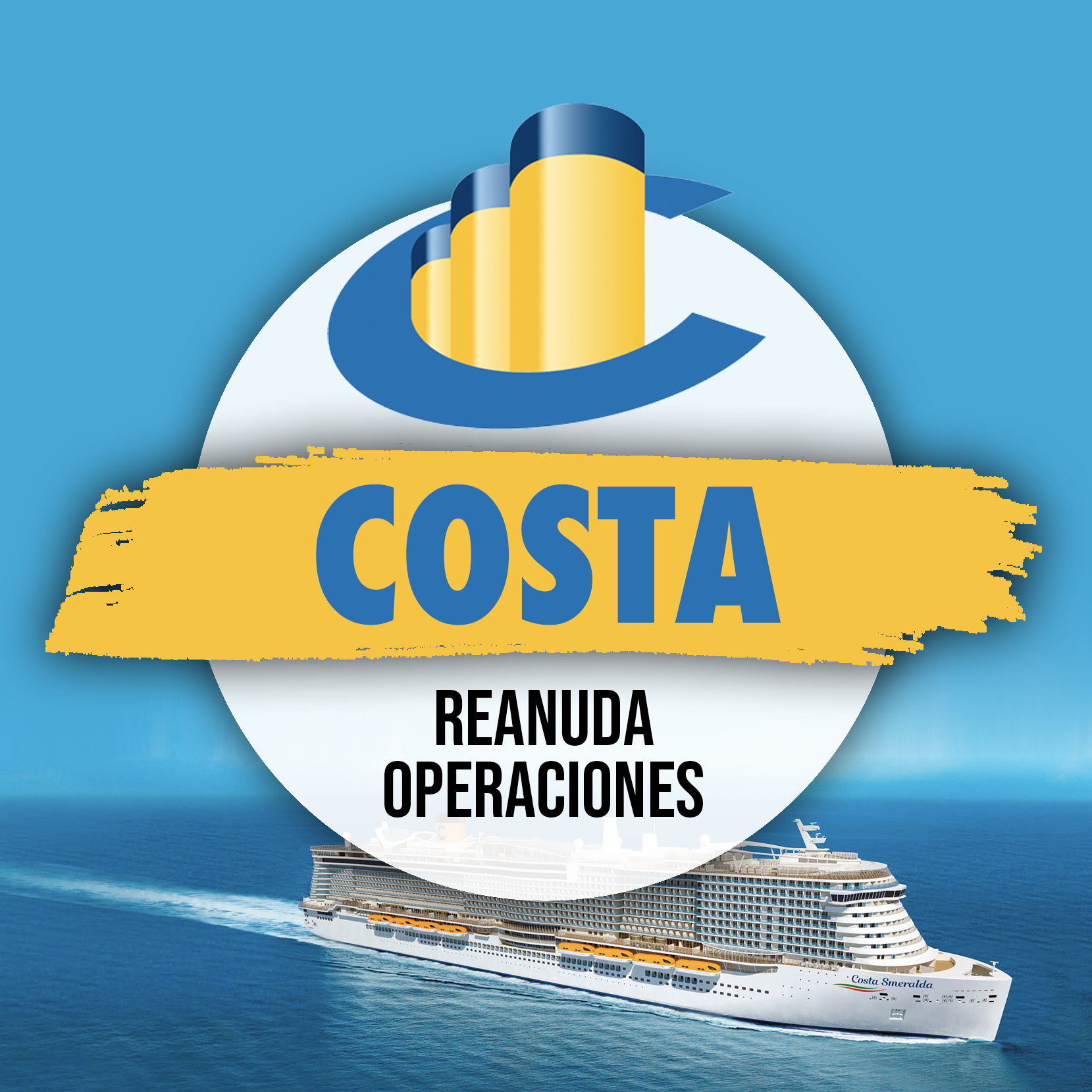 Costa Cruceros Reanuda Operaciones