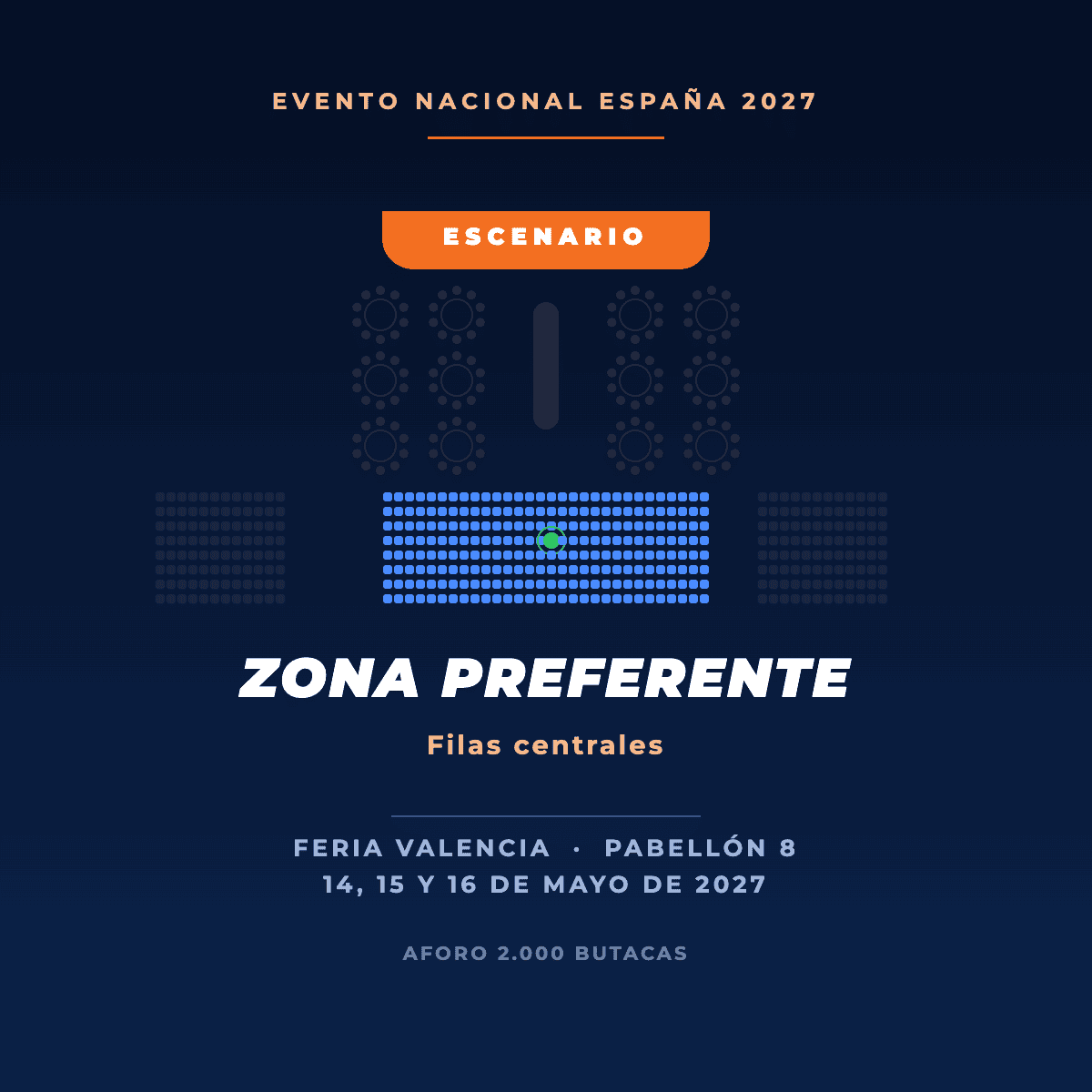 Entrada Preferente · Evento Nacional España 2027